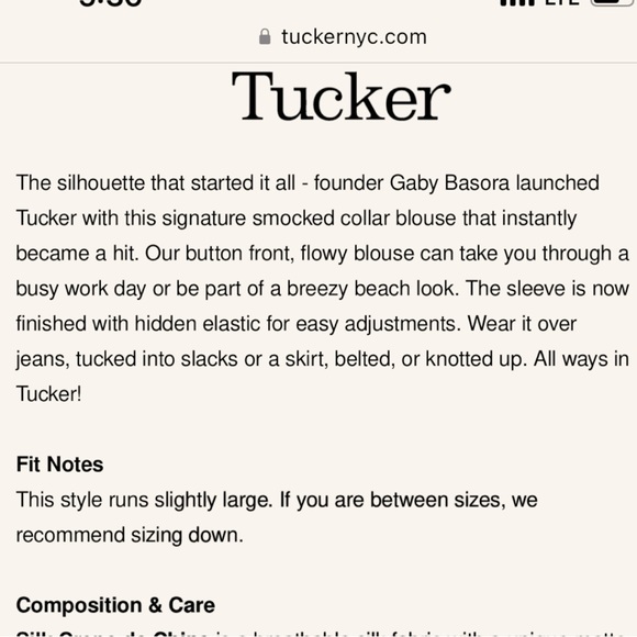 Tucker NYC The Classic Bold Floral Blouse S - Picture 4 of 15